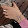An ECG Personality Bracelet Light Luxury Niche Fashion Versatile Bracelet Wave Luxury Sense Design Gift