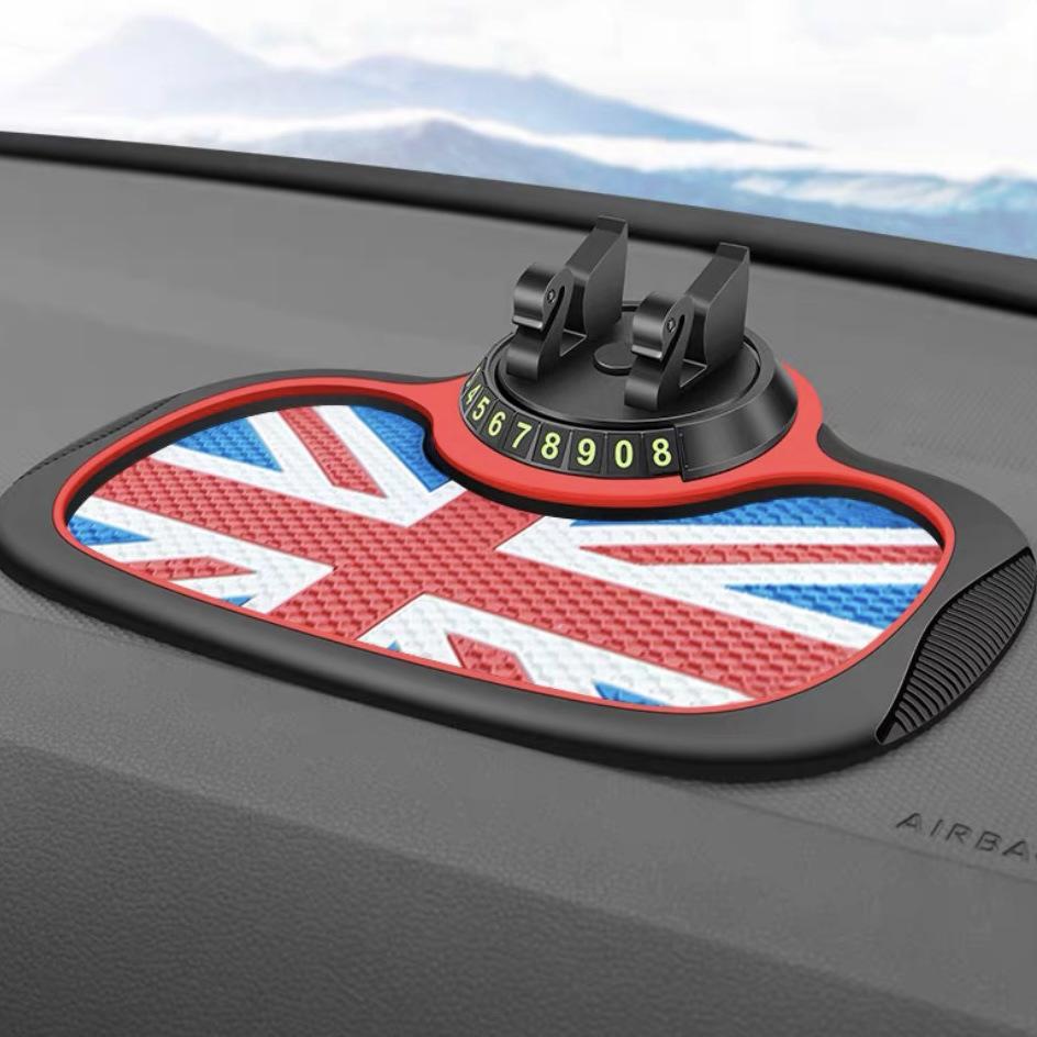 Многофункциональный автомобильный противоскользящий держатель для телефона и термостойкий коврик для приборной панели