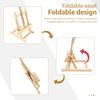 Wooden Desktop Art Easel Foldable Tabletop Easel Stand Portable Small Desktop Easel for Studio Classroom Outdoor Sketching