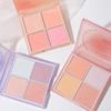 Многофункциональная палетка румян Matte Lavender Blush Palette Nude Eyeshadow Natural Blush Powder Rouge Face Makeup Palette Hwa, 03 3, 1 шт., 03 3