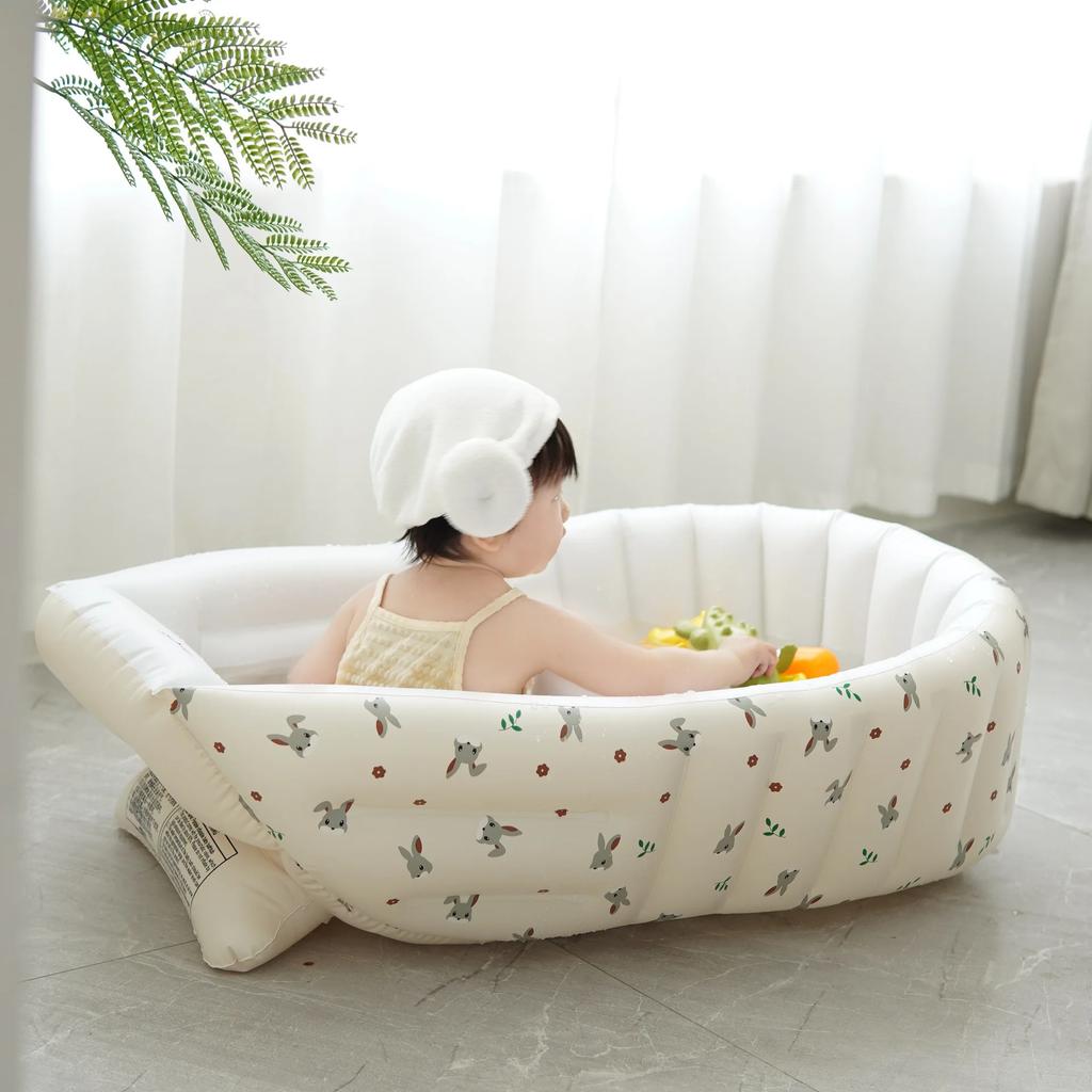 Eco - Friendly Material Baby Inflatable Bath Tub, Safe, Comfortable and Odorless