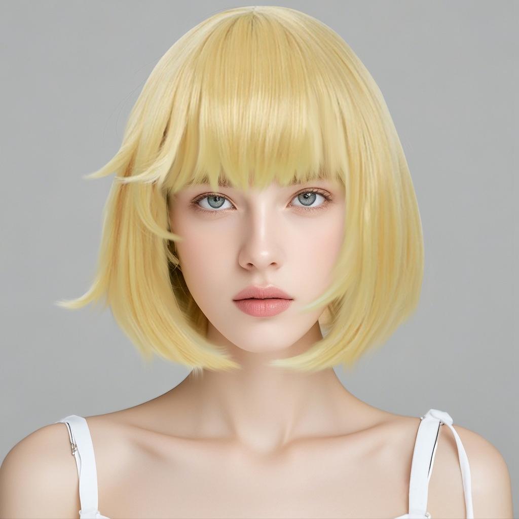 Короткий парик, короткие вьющиеся волосы, волосы из высокотемпературного шелка и химических волокон, сетчатый парик Black Rose