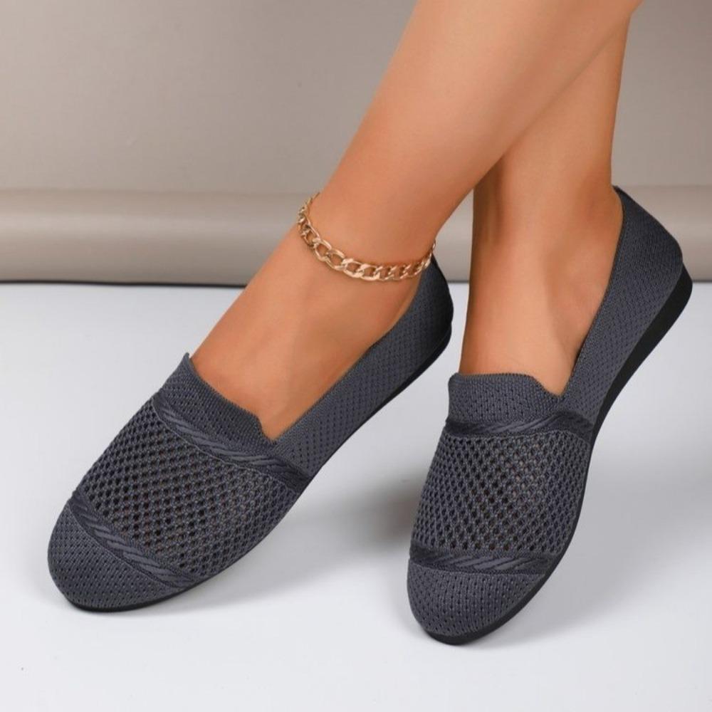 Fashion Women Flats Shoes Spring and Autumn Shallow Fashion Loafers Comfortable Breathable Mesh Sneakers Lightweight Shoes for Women