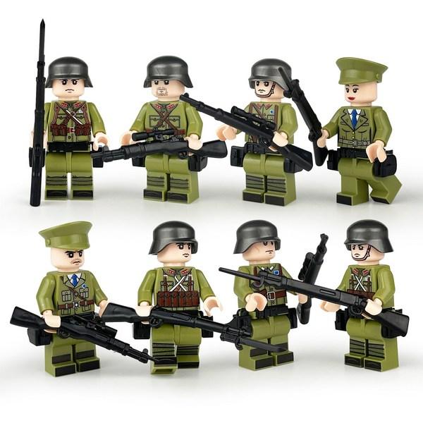 Мини-фигурки Yogo Block Военная серия, Вторая мировая война - Союзные войска