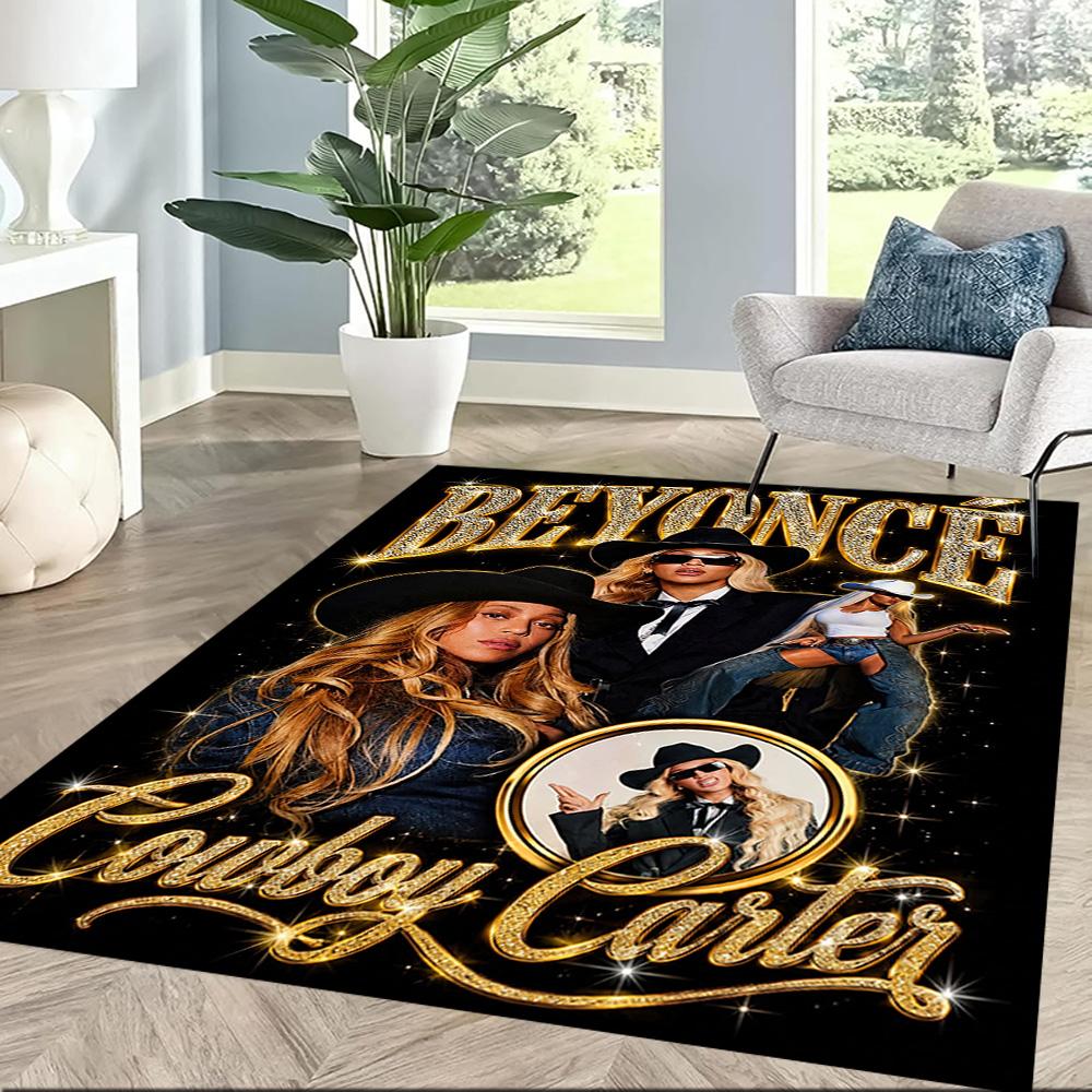 Beyoncé Square rugs are a great choice for living rooms, bedrooms, home décor, and as gifts.