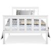 Modern Wooden Single Bed Rack Frame with Headboard Bedroom Decoration Furniture