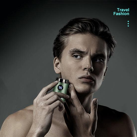 Мини портативная электробритва водонепроницаемая быстрая зарядка цифровой дисплей батареи USB перезаряжаемая острое лезвие