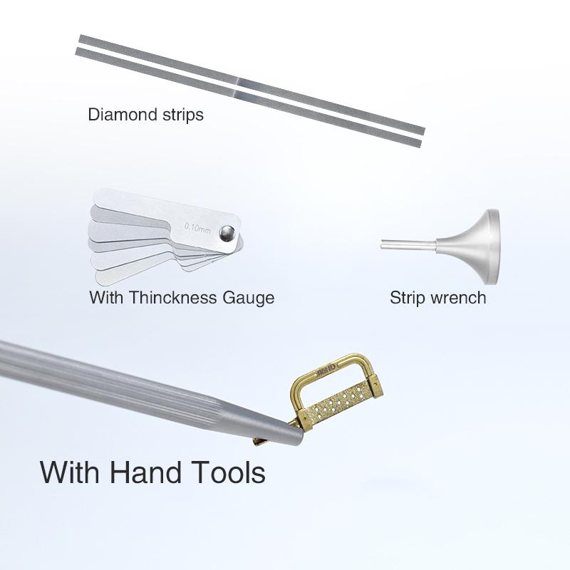 Стоматология 4:1 контругловая ортодонтическая межпроксимальная система уменьшения эмали с возвратно-поступательным движением IPR, ортодонтический инструмент для зачистки