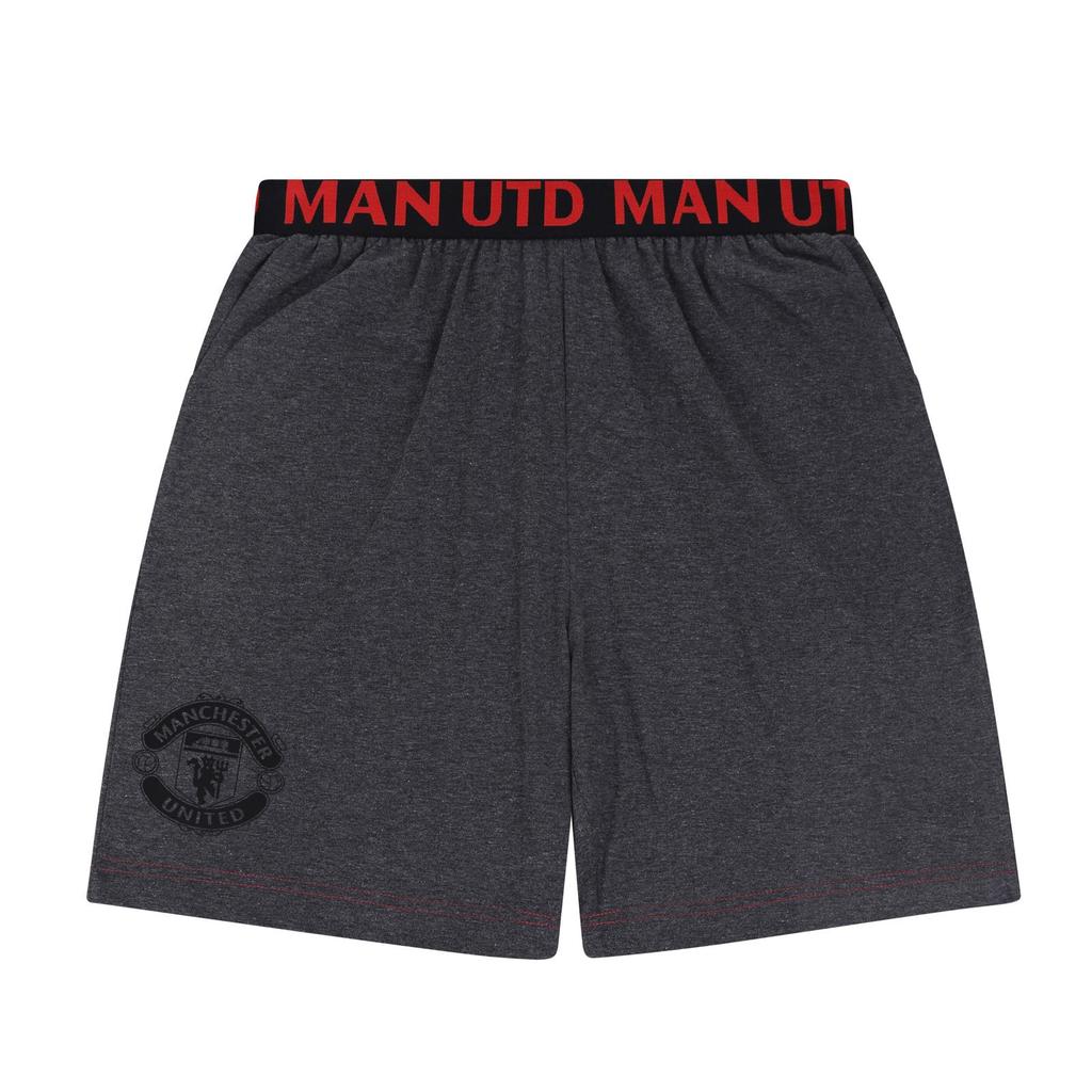 Manchester United FC Mens Crest Short Pyjama Set