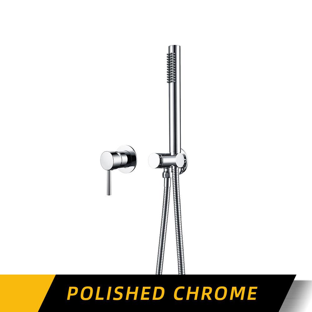 Ручная душевая система для ванной комнаты, матовый золотой смеситель для ванны с горячей и холодной водой, одна ручка и держатель для душа, отдельный набор кранов