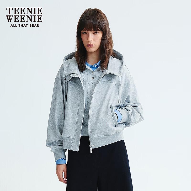 Женская толстовка с капюшоном на молнии Teenie Weenie Solona Bear