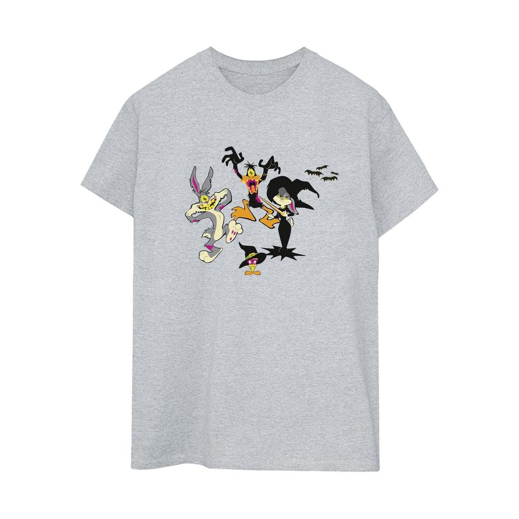 Looney Tunes Womens/Ladies Halloween Friends Cotton Boyfriend T-Shirt