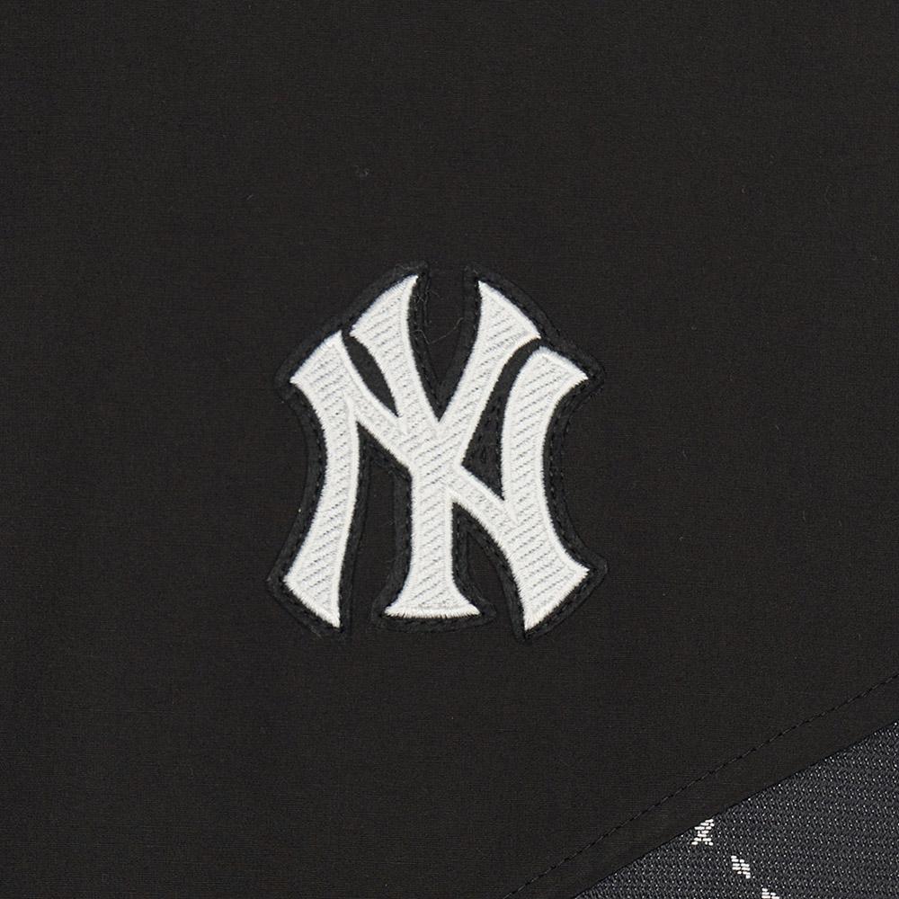 MLB SS24 Нью-Йорк Янкис Цветочная Серия Куртка на Молнии с Буквенным Узором с Длинным Рукавом Унисекс Куртки Черный 3AWJM0341-50BKS