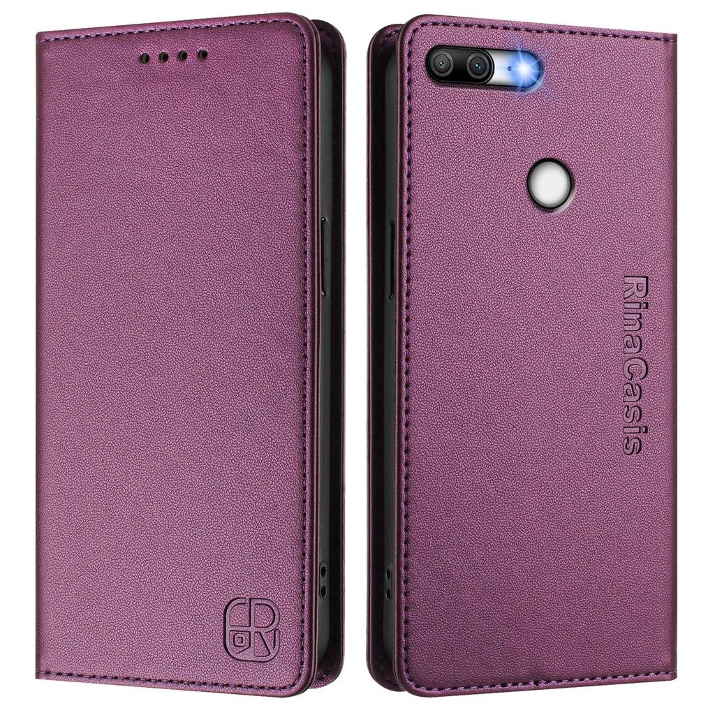 Для Huawei P20,P30,P40,P50,P60,P Smart 2019,Honor 9 Lite,X6,X8,X5b,X9b,X50,X60,... Премиальный чехол-кошелек из искусственной кожи, ударопрочный и с блокировкой RFID