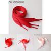 Colorful Polyester Ribbon Shoe Lace For Sneakers Satin Candy Color Flat Lace