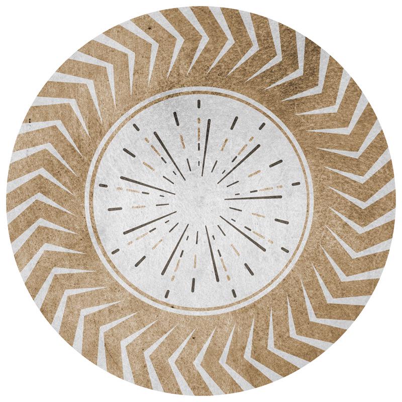 Современный круглый ковер из искусственного меха в стиле коровьей кожи для гостиных и спален