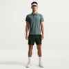 Nike Tennis Bottoms Men's Black Cloud Shirt Green/White Moderate