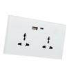 Smart Wall Outlet 2.4G WiFi Touch Light   Voice Control Smart Plug with USB and TYPE C   Port For   95‑250V