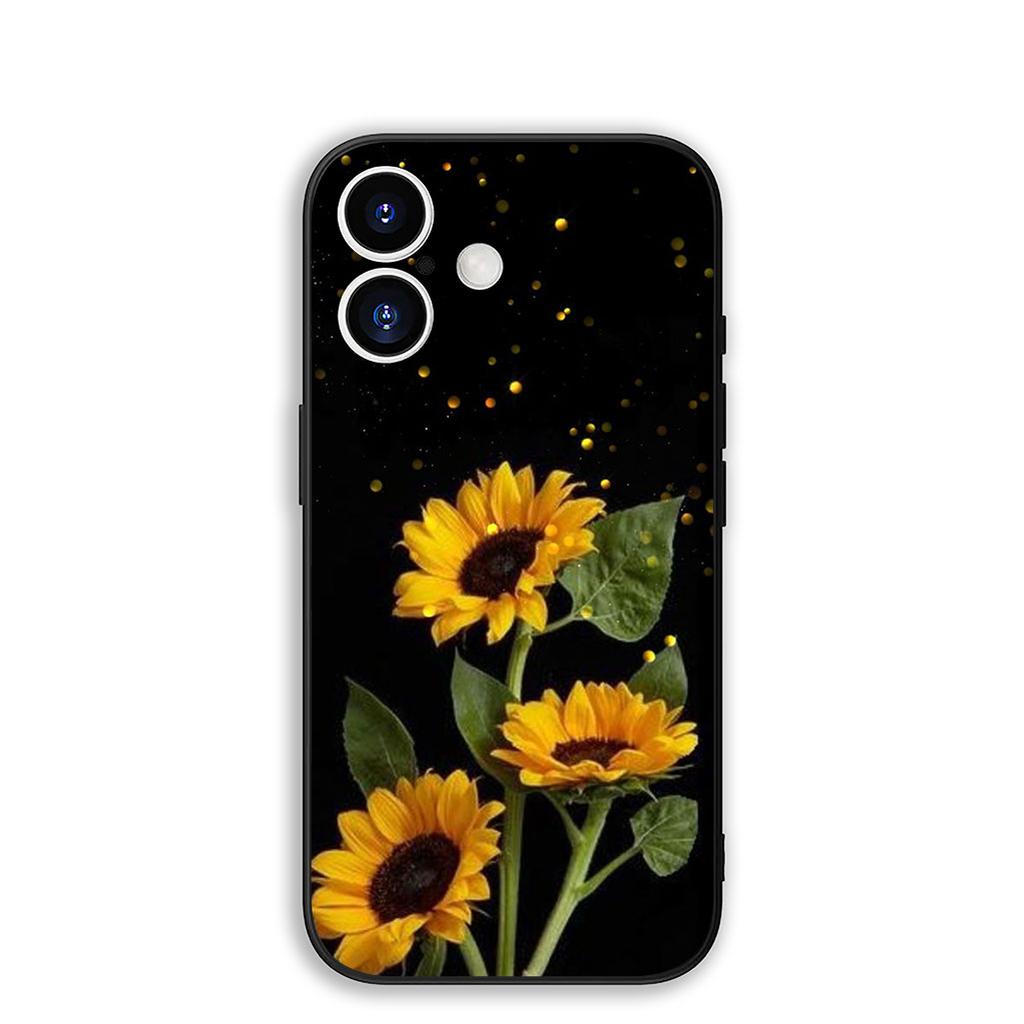 Cover for Samsung Galaxy S22 S21 S20 Fe Ultra S9 Plus + A13 A22 M21 M31 M55 M15 Protective Phone Case With Sunflower Flower
