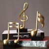 New Resin Nordic Style Music Note Ornament Photo Props Statue Figurine Music Shape Sculpture
