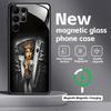 poker  Phone Case For Samsung S26 S25 S24 S23 S22 S21 Plus Ultra Note20 Glass Magnetic Case