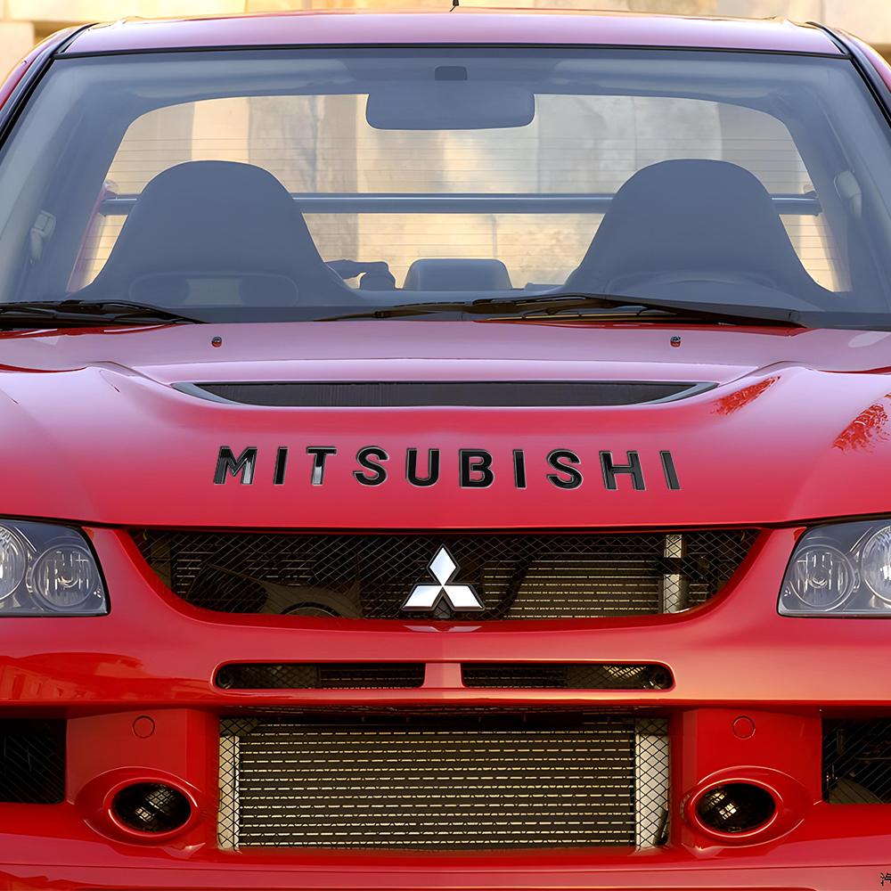 Автомобильные наклейки на капот с алфавитным гербом, стайлинг для Mitsubishi Asx Lancer 10 9 Outlander 2013 Pajero Sport L200 Expo