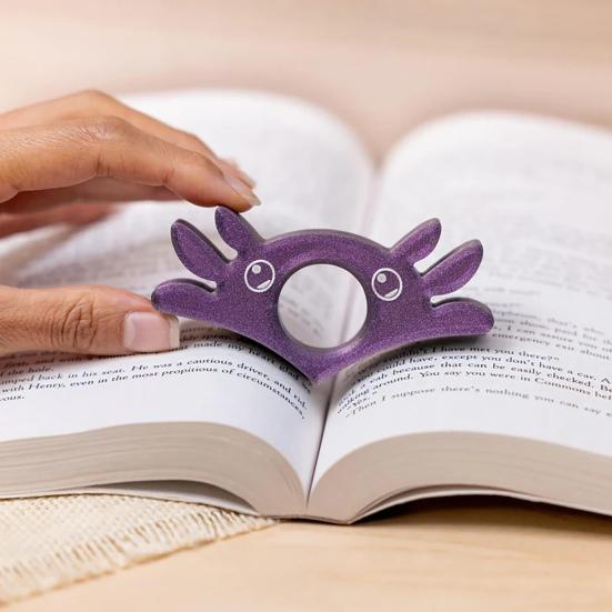 Держатель для книг, гладкий, ручной работы, держатель для книг для чтения, легкий, держатель для книг с большим пальцем, для чтения одной рукой, подарки