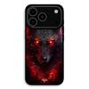 Чехол Для iPhone 17 Pro Черный волк красный огонь Maniacase