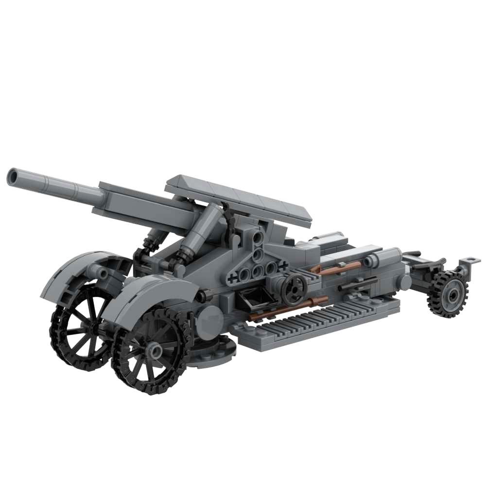 Блочный конструктор Гаубица M777 Флак 36 pak40 M102 M198 Бофорс 40мм Зенитное Противотанковое Орудие Артиллерия Линкора Военный Набор Кирпичиков