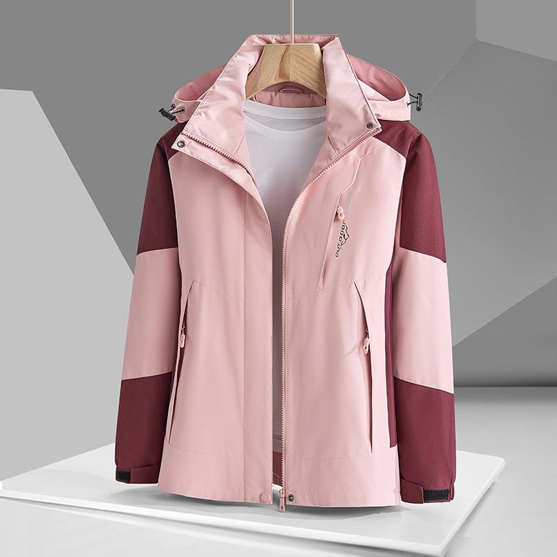 Jacket Women's Spring and Autumn Korean Style Outdoor Windproof and Waterproof Running Sports Mountaineering Casual Jacket