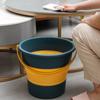 Складное ведро 4,6-16,8 л, портативное складное ведро, силиконовое ведро для мытья автомобиля на открытом воздухе, для рыбалки, путешествий, лагеря, для домашнего хранения