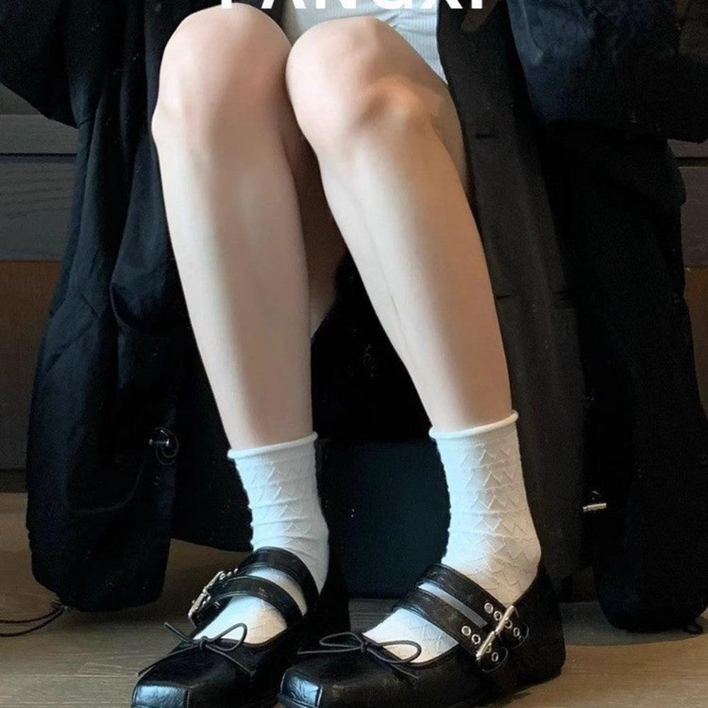 Туфли Мэри Джейн на толстом каблуке Элегантные классические туфли в стиле ретро с квадратным носком Удобные мягкие женские туфли с неглубоким вырезом на низком каблуке