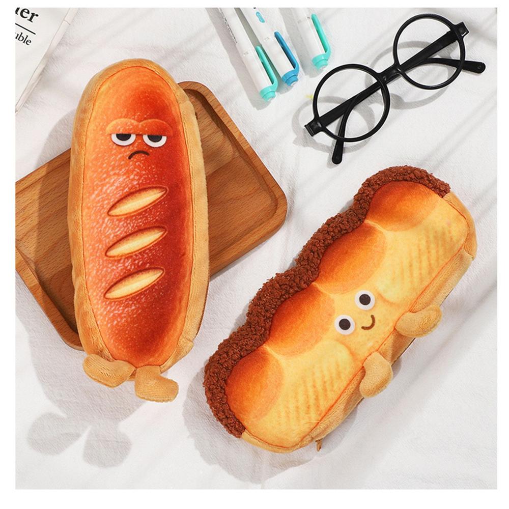 Креативный большой емкости пенал для хлеба Mood, канцелярская коробка, сумка для хранения школьных принадлежностей