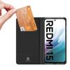 For Xiaomi Redmi 15 4G (EU) (171mm) Case DUX DUCIS Skin Pro Series Leather Stand Cover Card Holder