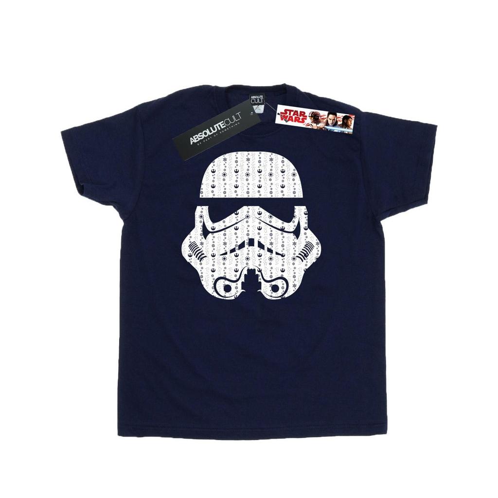 Star Wars Mens Christmas Stormtrooper Helmet T-Shirt