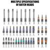 42 In 1 Multi Bit Magnetic Screwdriver Set Magnetic Screw Driver Multi-purpose Ratchet Wrench Screwdriver Magnetic Bit