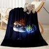Space Exploration Earth Harmony Blanket Durable Comfort Suitable for Office Chair Bedding Seaside for All Seasons Warmthful Decor