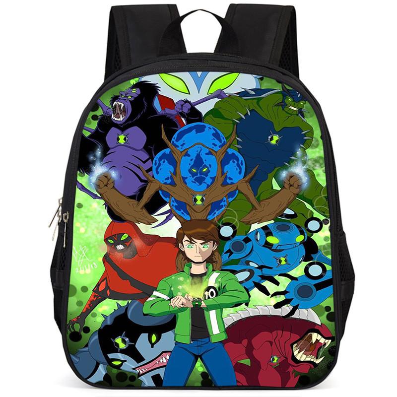 Школьный рюкзак Ben10, 15 дюймов, большой вместимости, легкий, из Оксфорда, для детей