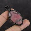 Древо Жизни Подвеска из Родонита Подвеска из Драгоценного Камня Медная Проволока Обернутая Подвеска Ювелирные Изделия Из Родонита Подвеска Ручной Работы Подарок Для Женщин Медные Ювелирные Изделия