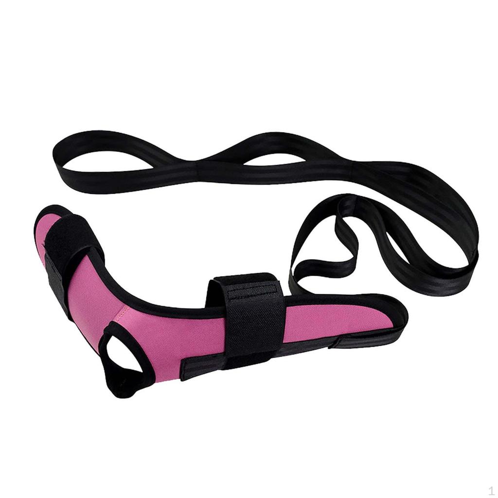Фитнес-растягивающийся ремень для подколенных сухожилий, легкие принадлежности для упражнений, пояс с несколькими петлями для ног