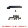 Шлейф материнской платы для Xiaomi Poco X3 NFC Pro, плата USB, порт зарядки, разъем, шлейф