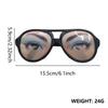 Funny Cosplay Glasses Halloween Novelty Eyeglasses Eyewear Decorative Photography Dress Up Themed Props for Party Decoration
