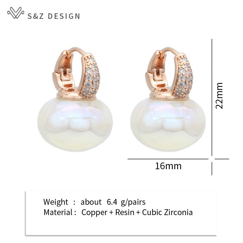 Модные разноцветные серьги-капельки с хлебными бусинами для женщин, свадебные украшения, подарок, серьги из розового золота с кубическим цирконием