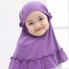 One Piece Amira Islamic Under Scarf Shawls Kids Muslim Turban Caps Rhinestone Years Hijab Girls E7L4