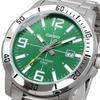 Casio Стандартные аналоговые кварцевые мужские часы MTP-VD01D-3BV Металлический браслет Зеленый Зарубежная модель