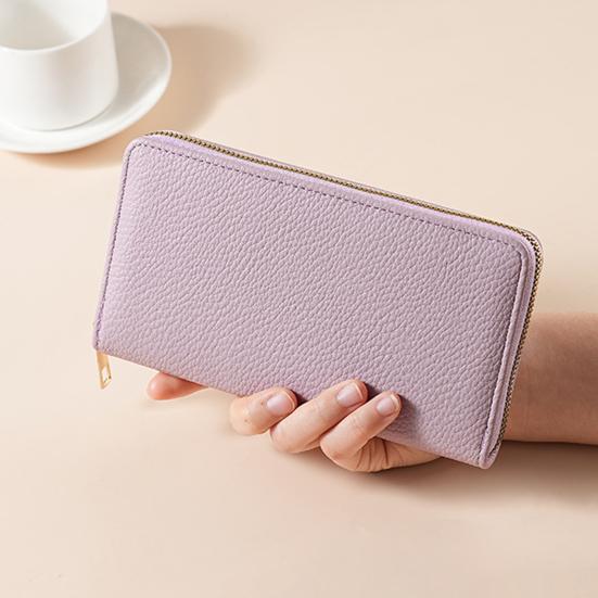 Женский кошелек на молнии, большой емкости, длинный, клатч для кредитных карт и наличных