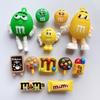 M&M's Candy Bean Clog Shoe Flower Decoration 3D Shoe Buckle Set for DIY Garden