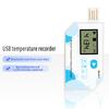 Цифровой USB-логгер температуры высокой точности Temp Recorder для складского хранения, рефрижераторной транспортировки, лаборатории