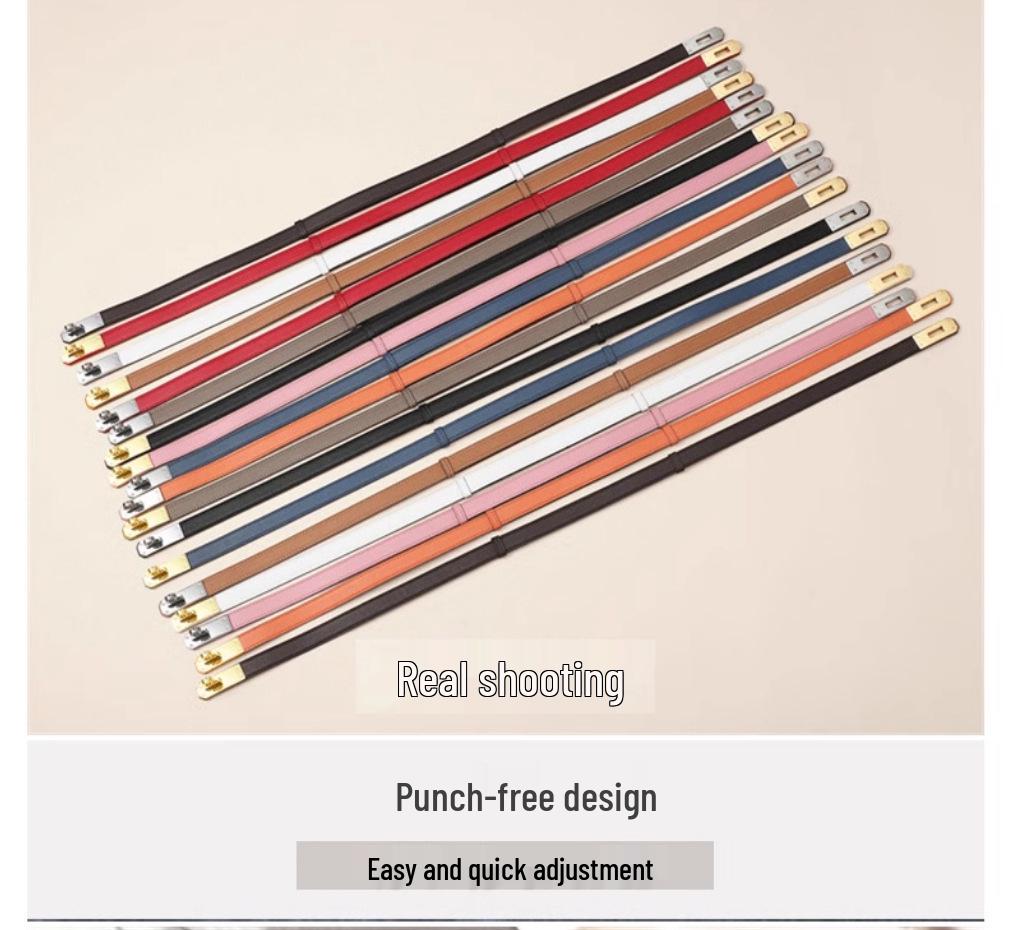 Women's Genuine Leather Kelly Belt - Versatile, Waist-Cinching, for Dresses & Coats