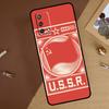Soviet Union USSR Flag Case For OPPO A31 A53 A53S A52 A54 A72 A74 A83 A91 A93 A94 A5S A15 A16 A5 A9 2020 Coque